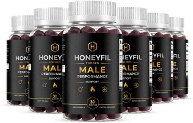 Six bottles of HoneyFil gummies